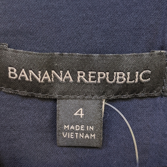 Banana Republic Goddess Dress Navy Blue - Picture 4 of 11